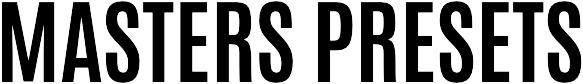 Masters Presets Lightroom and Adobe Premire - Menu