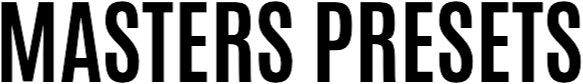 Masters Presets Lightroom and Adobe Premire - Menu