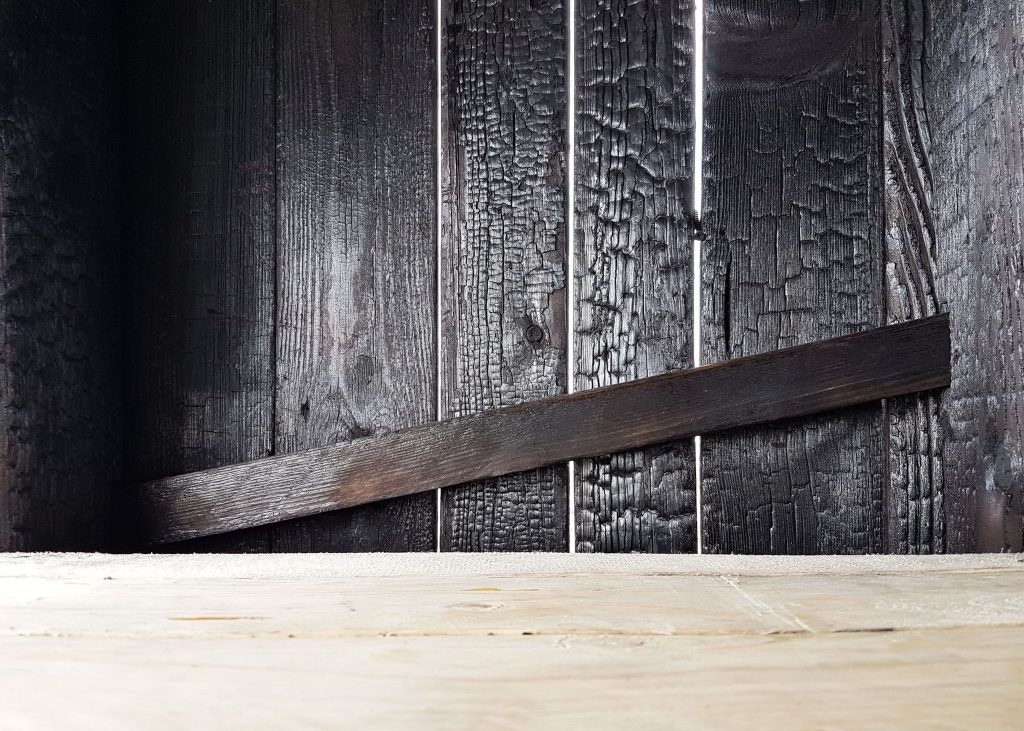 Madeira Carbonizada - a tradição Japonesa em projetos modernos - Shou Sugi Ban - 2
