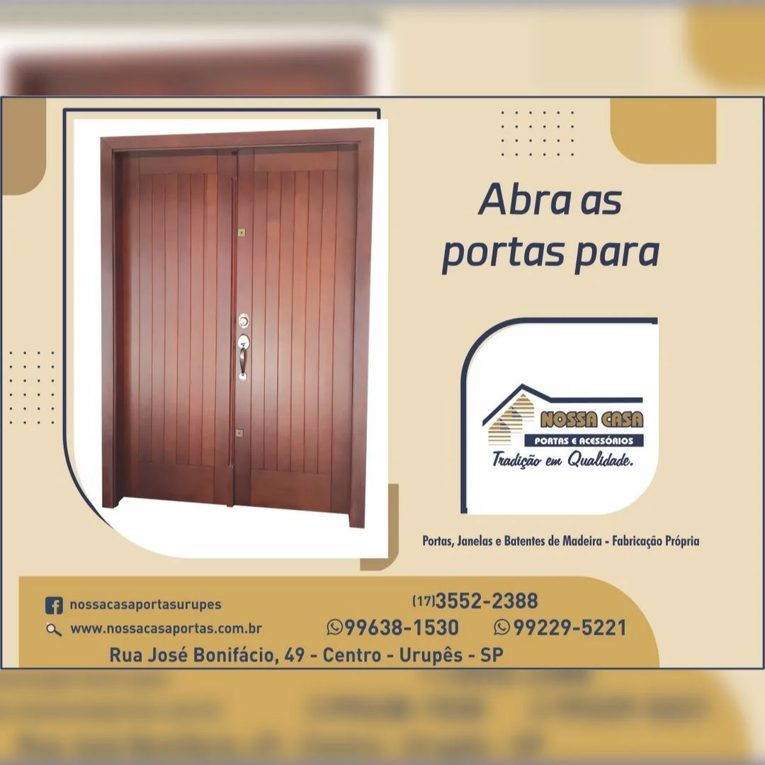 Nossa Casa Urupês Portas e Acessórios - 1