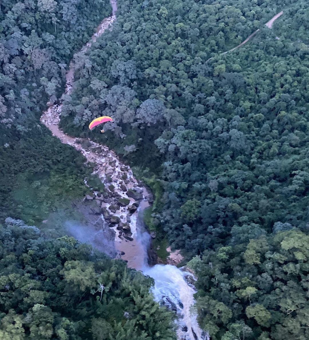 Voo Paramotor na Cascata Conde D'eu - Sumidouro - 15