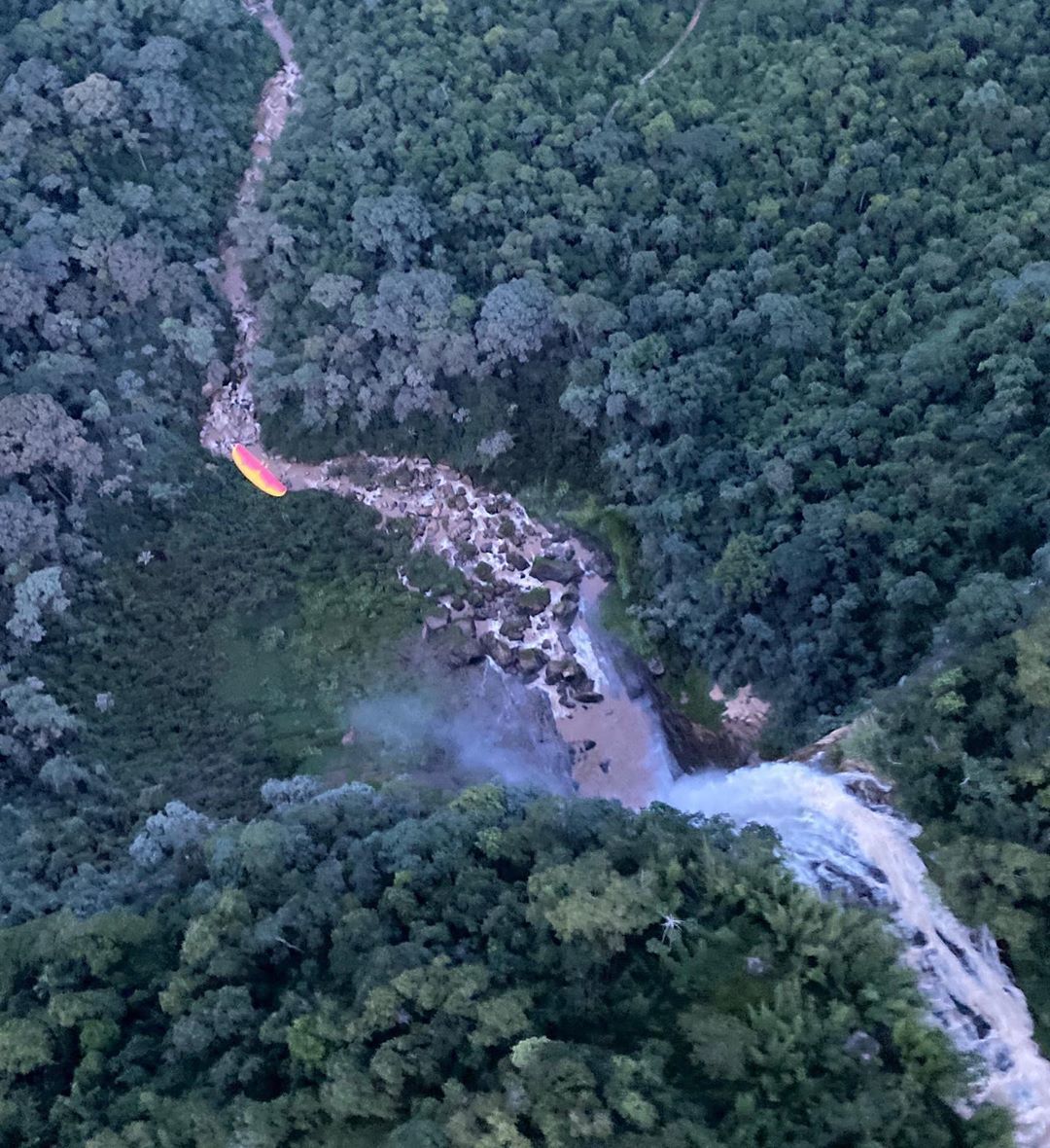 Voo Paramotor na Cascata Conde D'eu - Sumidouro - 10
