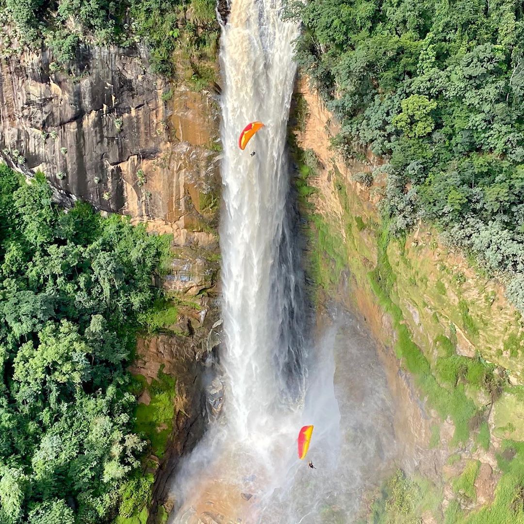 Voo Paramotor na Cascata Conde D'eu - Sumidouro - 3