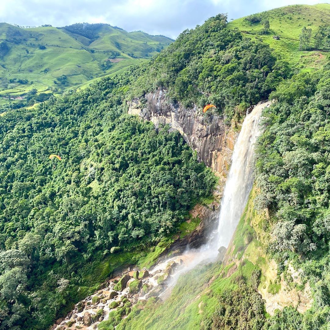 Voo Paramotor na Cascata Conde D'eu - Sumidouro - 6