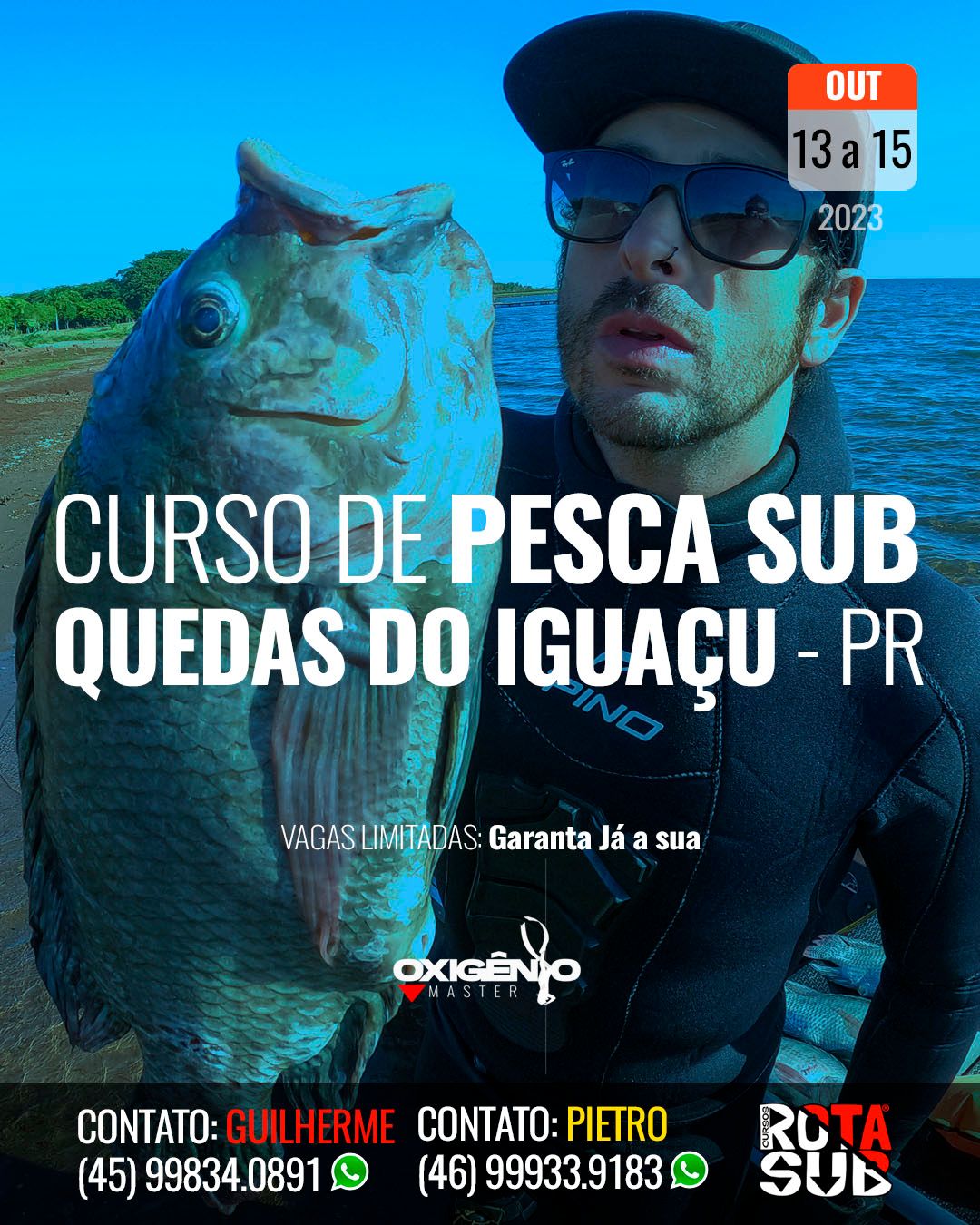 Curso de PESCA SUB em QUEDAS DO IGUAÇU/PR - 3
