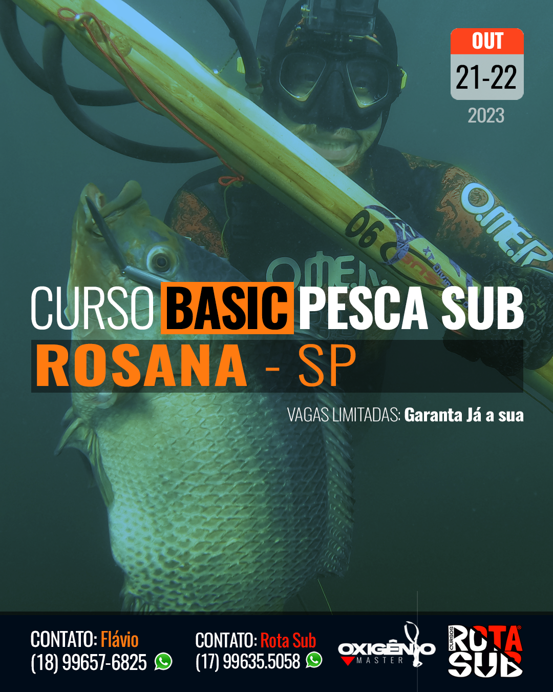 Curso de PESCA SUB em ROSANA/SP - 3