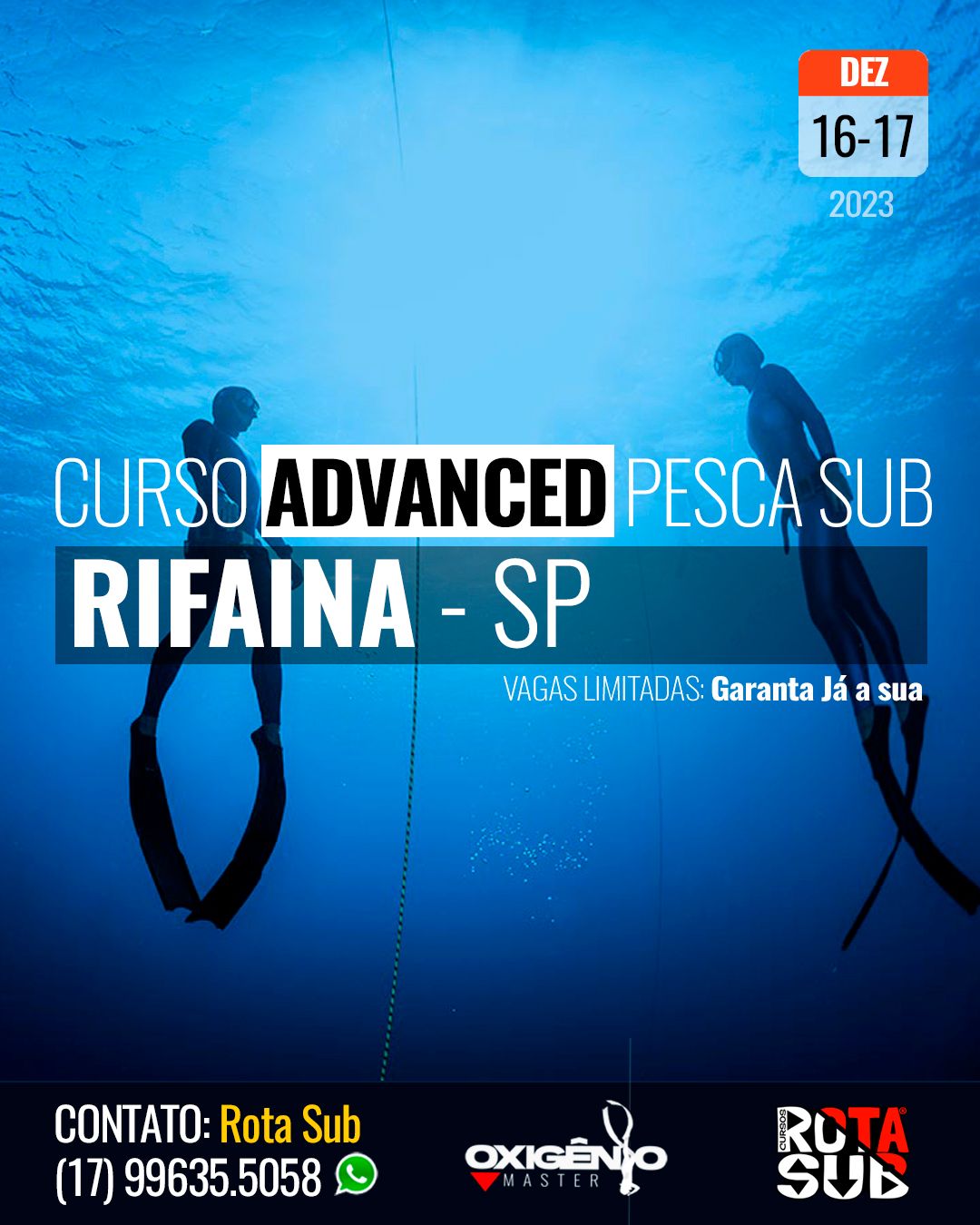 Curso de AVANÇADO de PESCA SUB em Rifaina/SP - 3