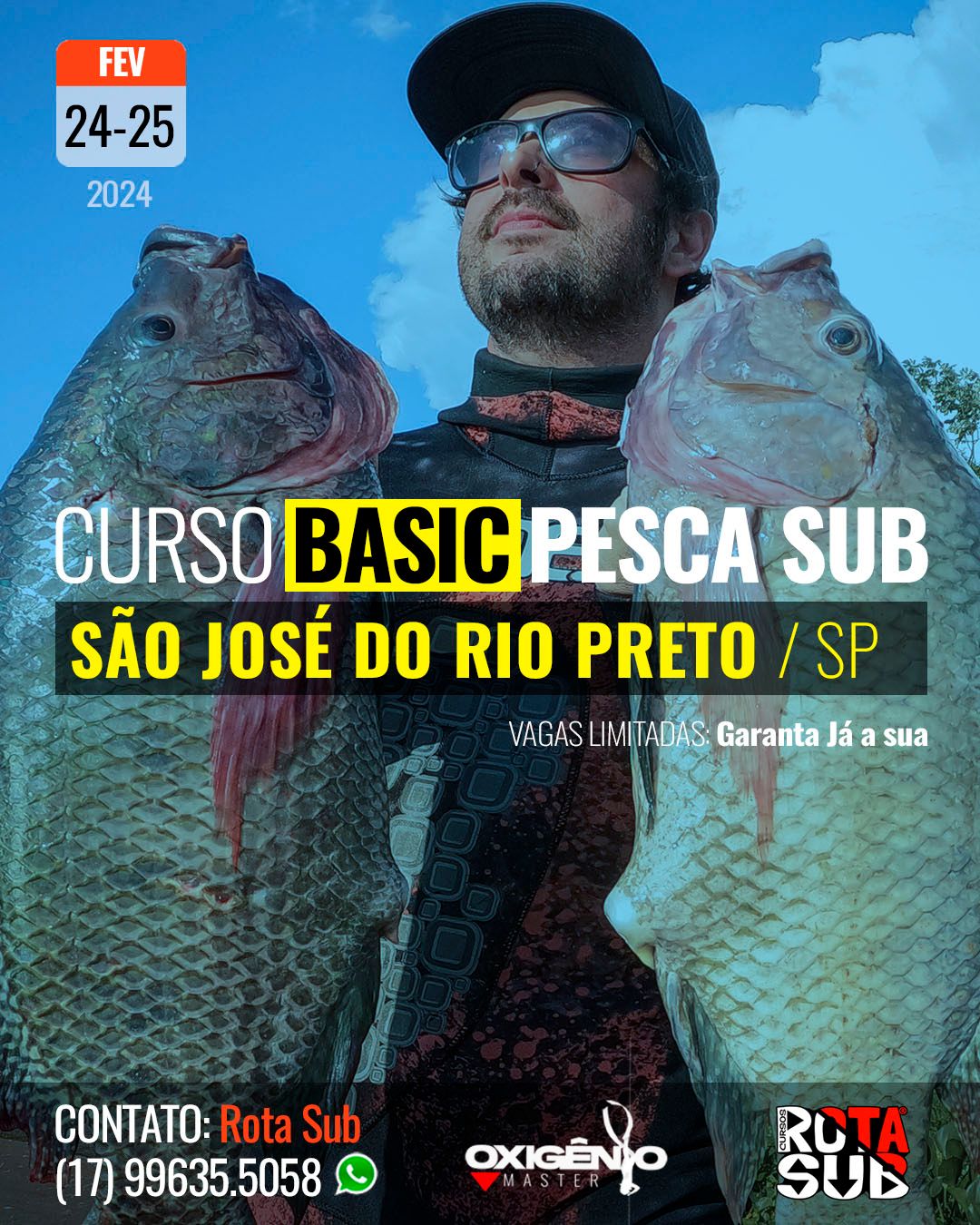 Curso de PESCA SUB em São José do Rio Preto/SP - 3