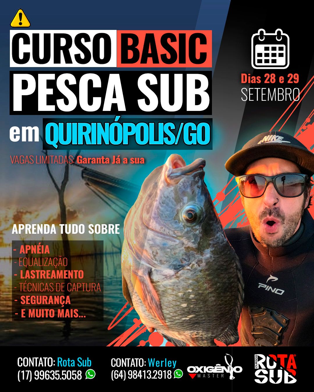 Curso de PESCA SUB em Quirinópolis/GO - 3