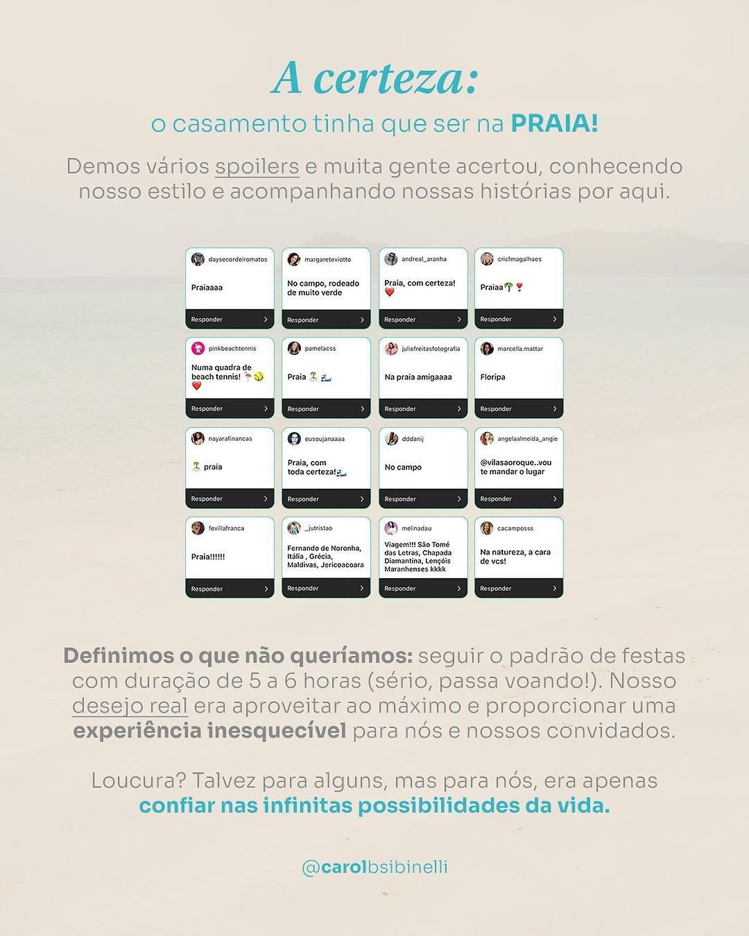 Diário de um Destination Wedding - 5