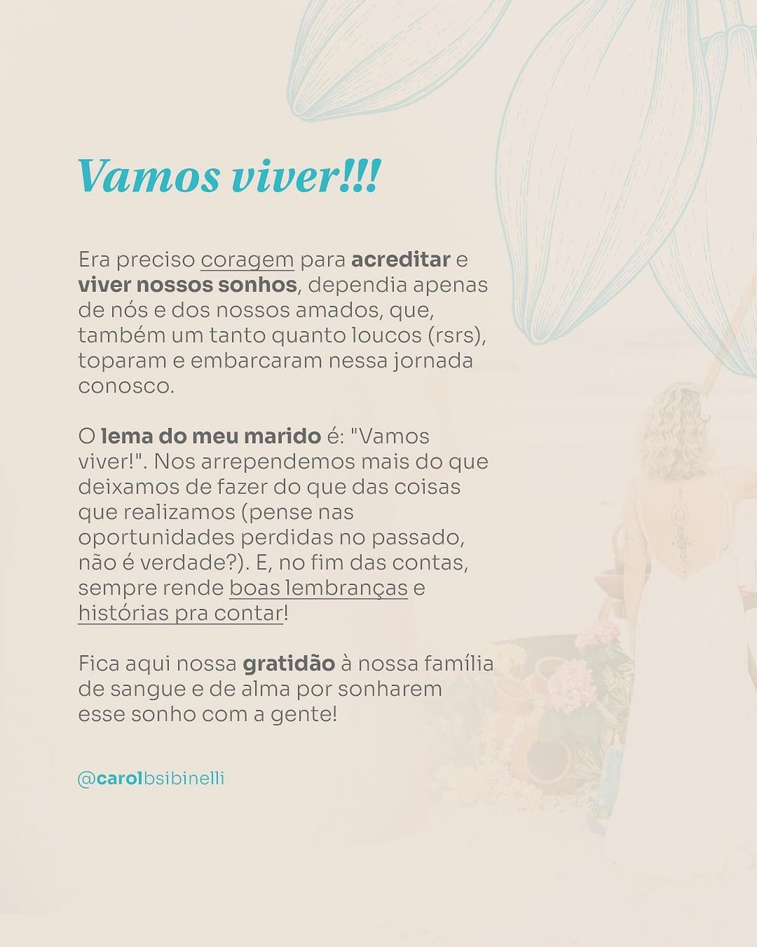 Diário de um Destination Wedding - 7