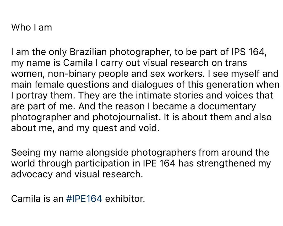 Camila de Melo / AlfaAgency no Royal Photographic Society. - 6