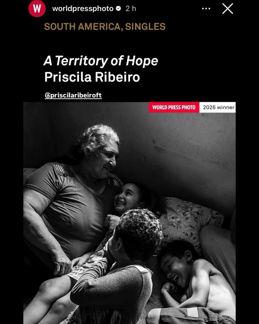 PRISCILA RIBEIRO - WORLD PRESS PHOTO 2026 WINNER - 1