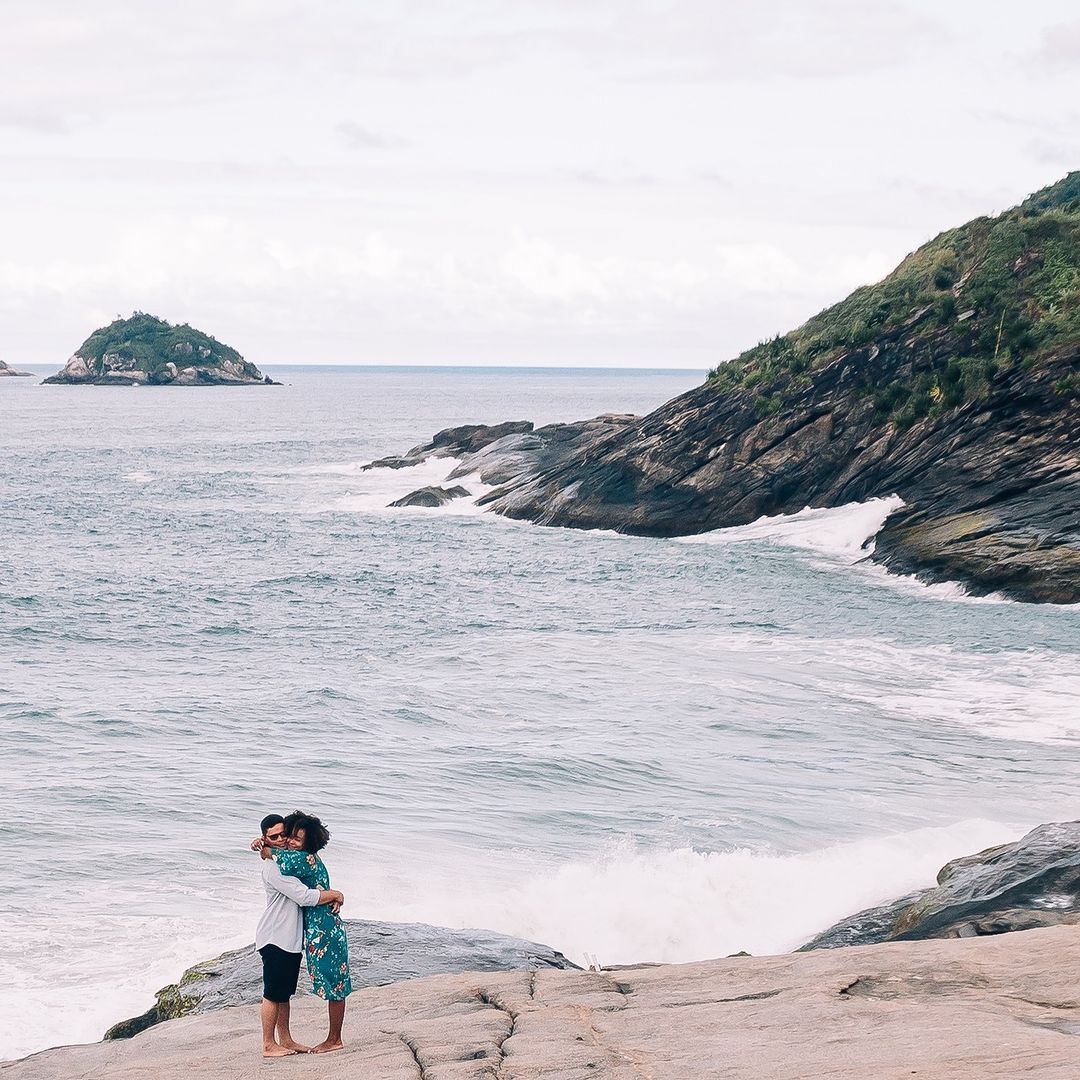 Aline e Davi- Ensaio pré wedding na praia com o pet. - 6