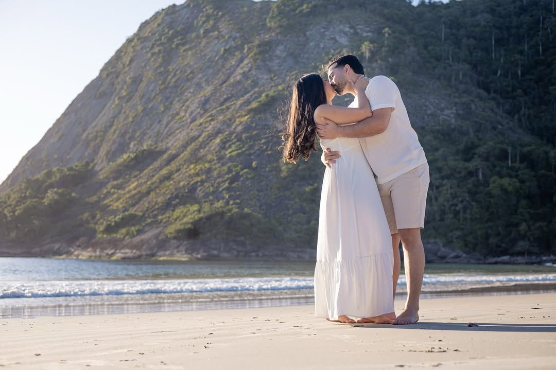 Ensaio Pré-Casamento na Praia: Nath e João - 4