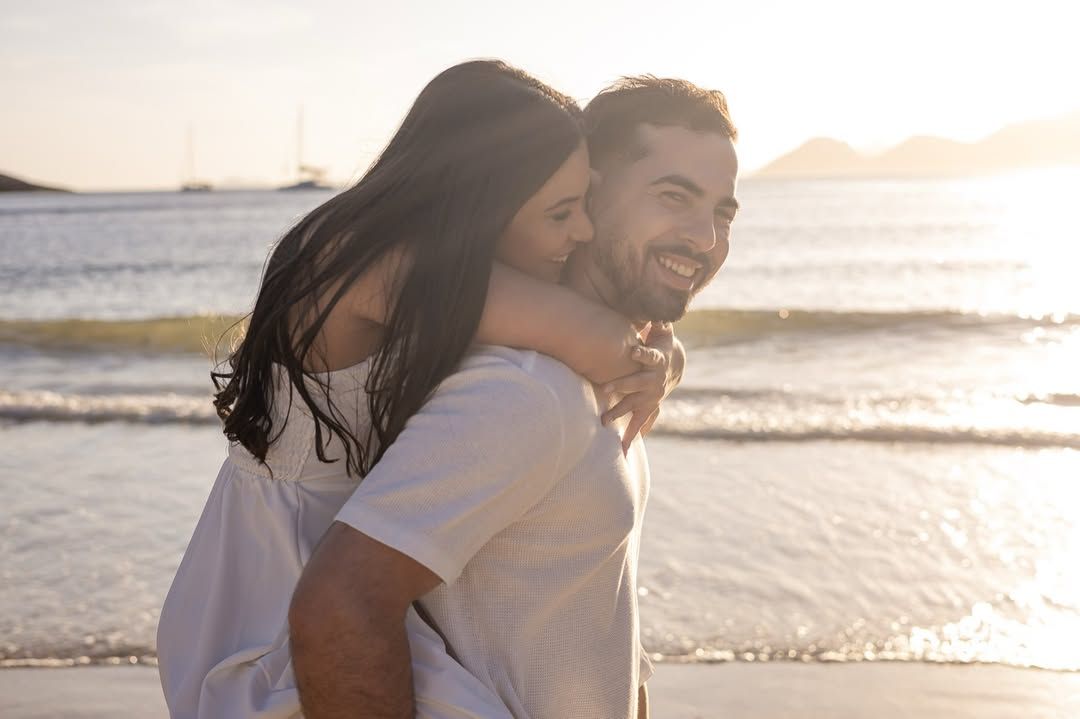 Ensaio Pré-Casamento na Praia: Nath e João - 5