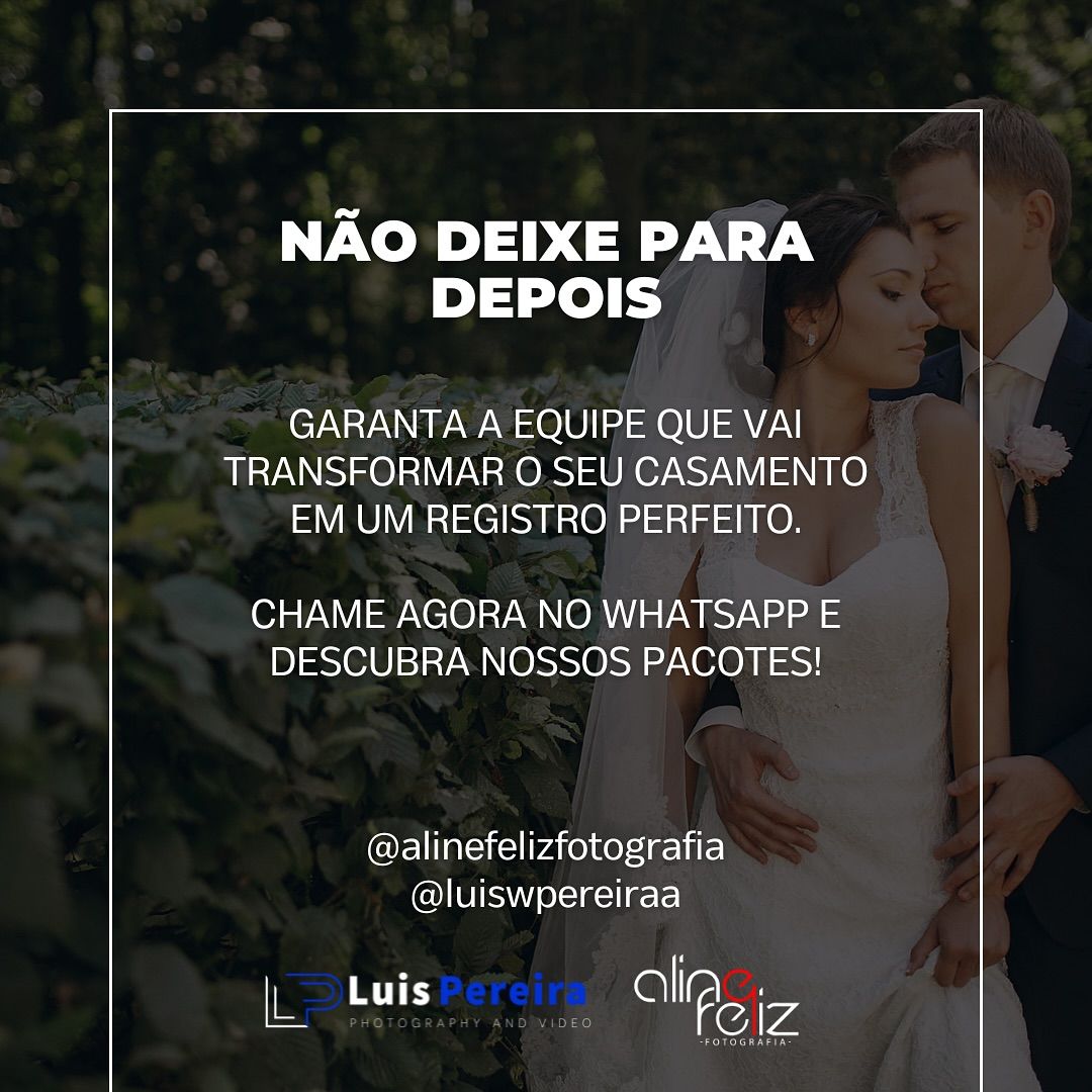 O dia mais importante da sua vida merece ser registrado - 7