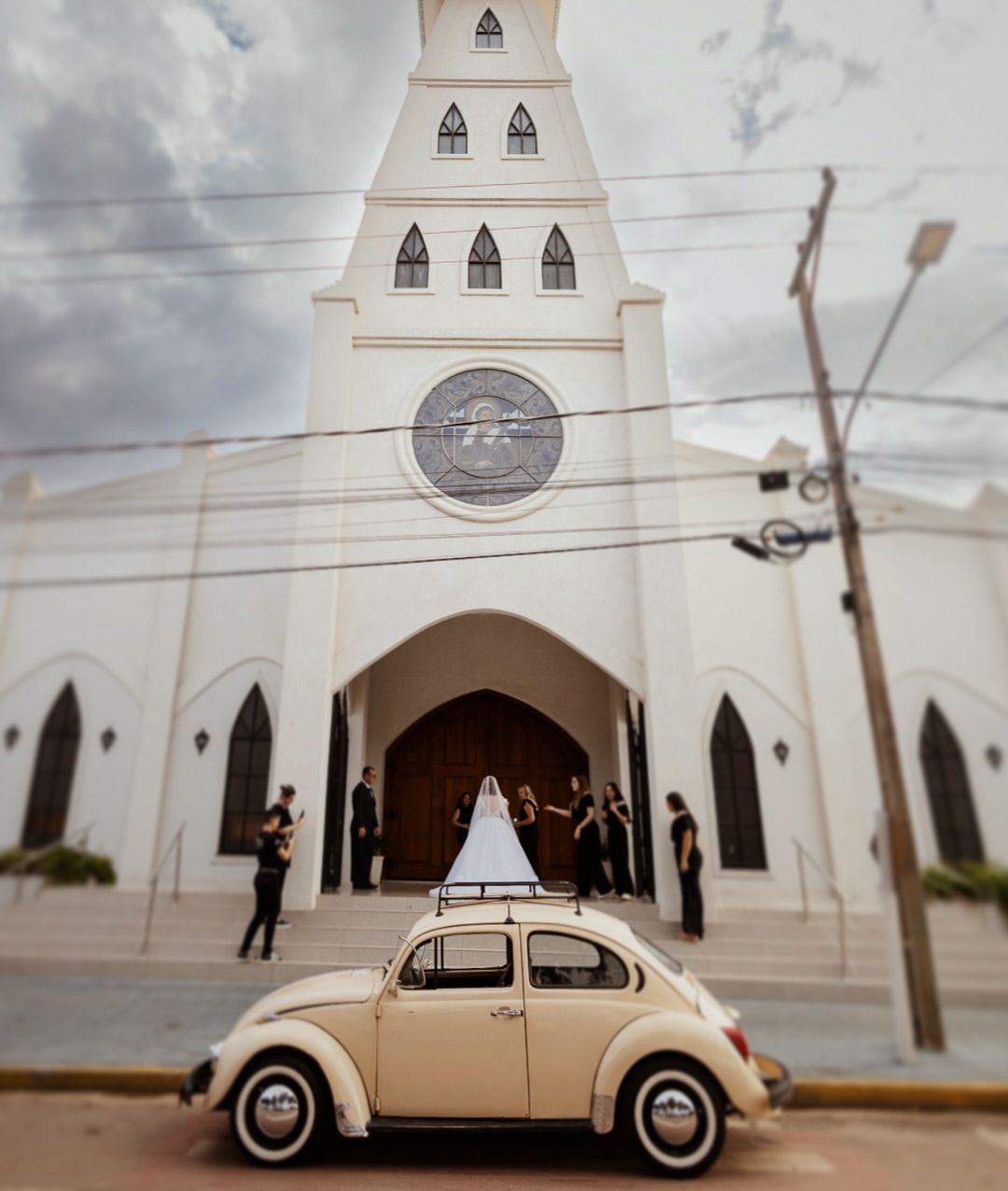 de fusca pode, ela chegou linda no seu grande dia - 5