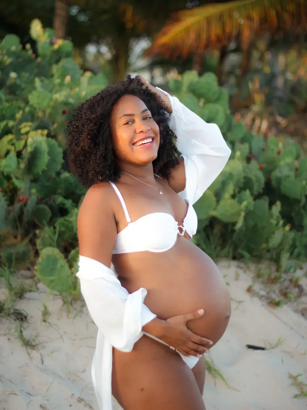 Ensaio gestante Praia - 1