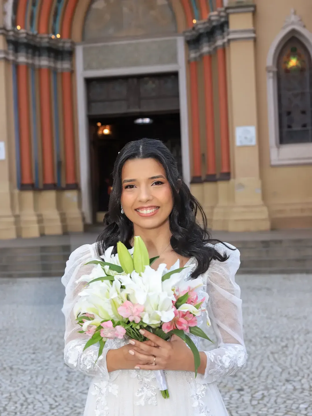 CASAMENTO RELIGIOSO NA CATEDRAL BASILICA MENOR DE NOSSA SENHORA DA LUZ DOS PINHAIS, EM CURITIBA: LUDIMILA E VICTOR - 2