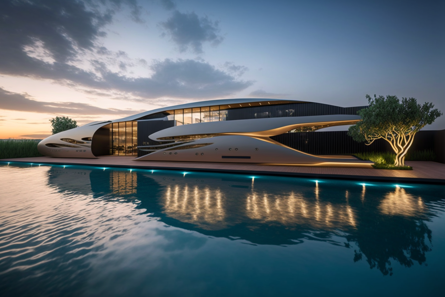 20 Imagens 3d realistas de arquitetura criadas com Inteligência Artificial - 16