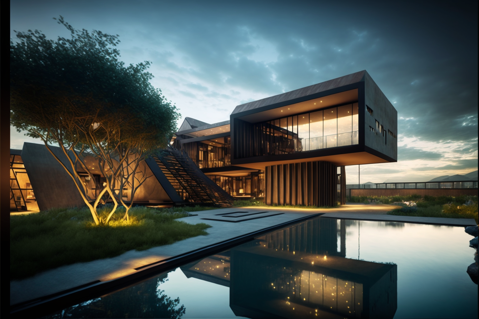 20 Imagens 3d realistas de arquitetura criadas com Inteligência Artificial - 5