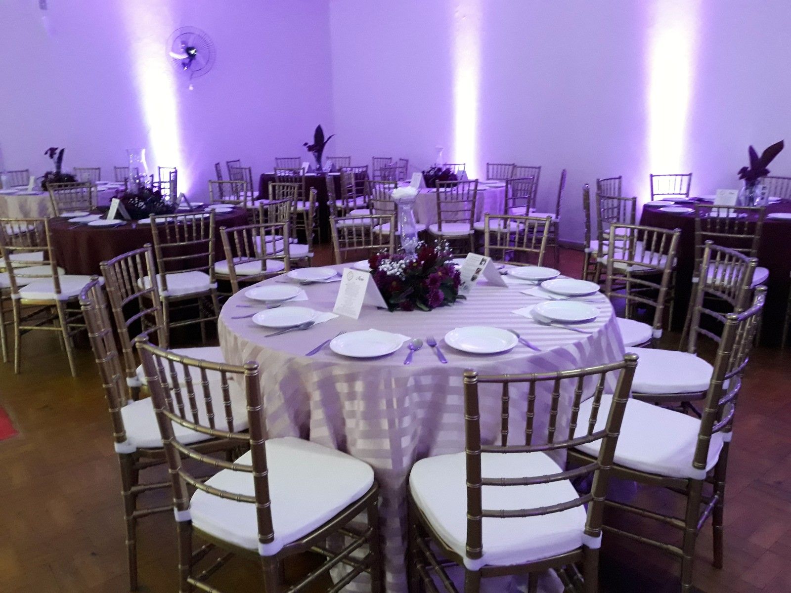 Cadeiras Tiffany Douradas - 1