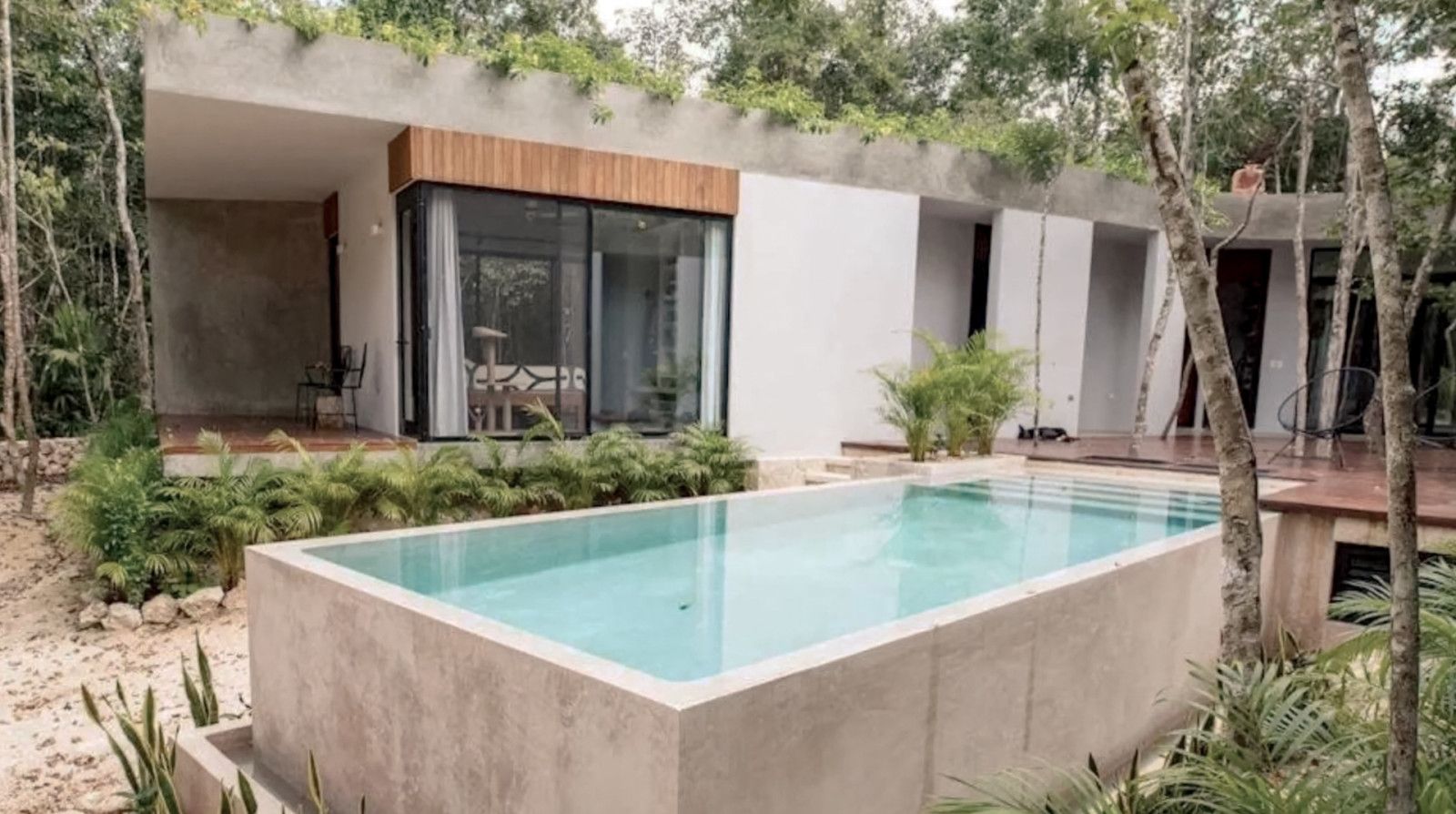 Piscina com acabamento em Chukum - 16