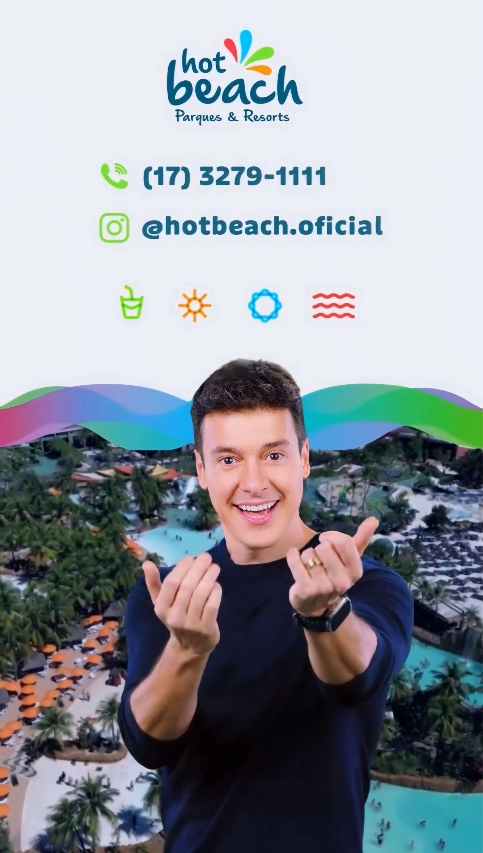 Rodrigo Faro está nas férias do Hot Beach Olímpia - 2