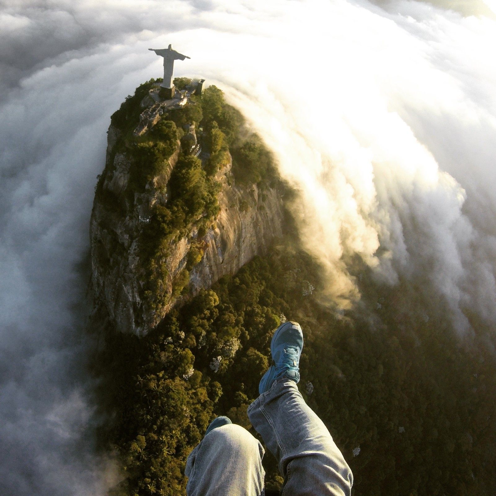 Voando de paramotor no Cristo Redentor - 20 - 9