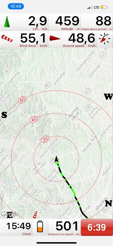 É possível voar 500km de paramotor? - 6 - 1