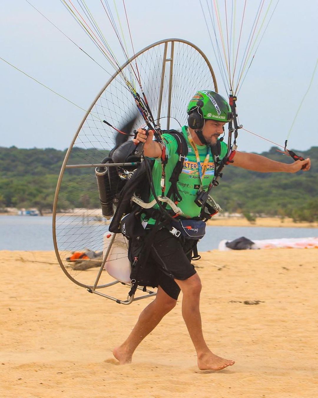 Voos de Paramotor em Alter do Chão, Santarém - PA - 9 - 3
