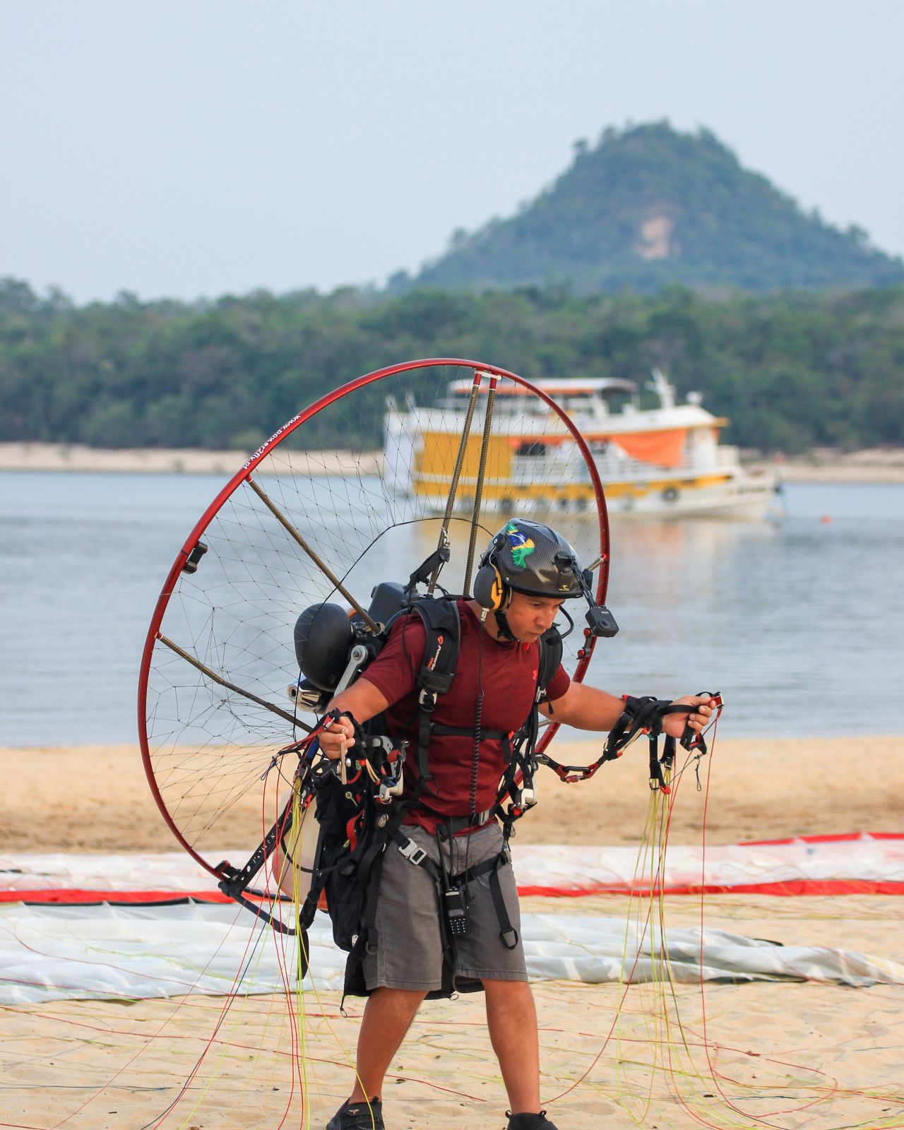 Voos de Paramotor em Alter do Chão, Santarém - PA - 9 - 18