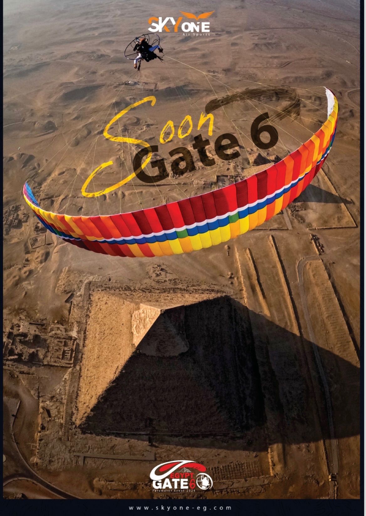 Voando de paramotor nas Pirâmides do Egito - 7 - 1