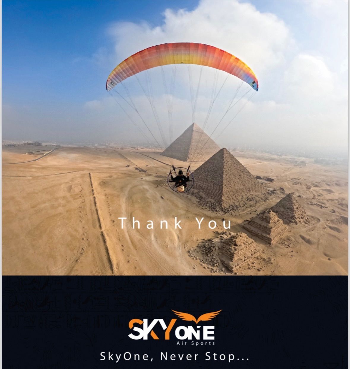 Voando de paramotor nas Pirâmides do Egito - 7 - 15