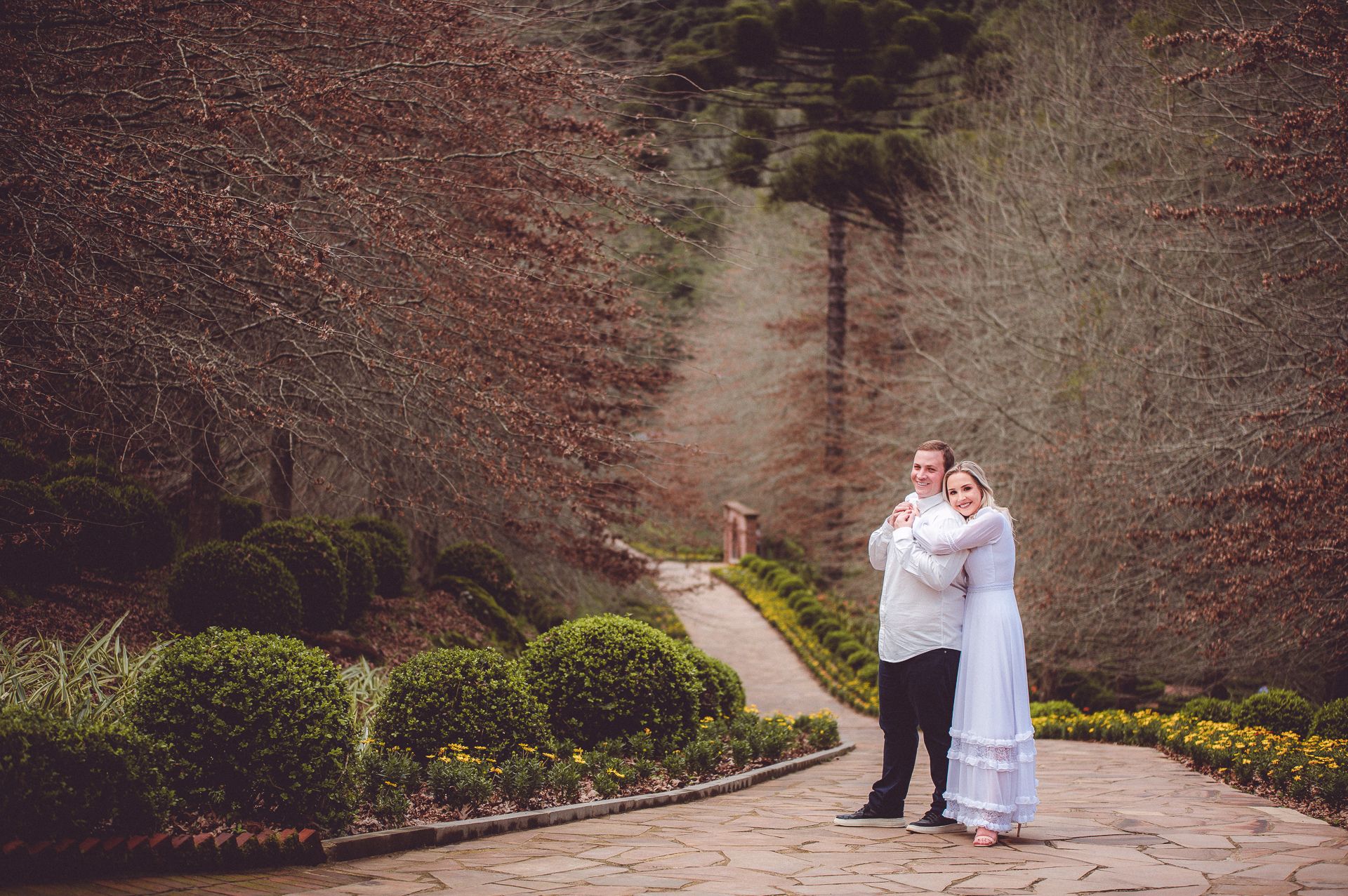 Ensaio Pré Casamento Pâmila e Felipe - Garden Park Gramado-RS - 2 - 3