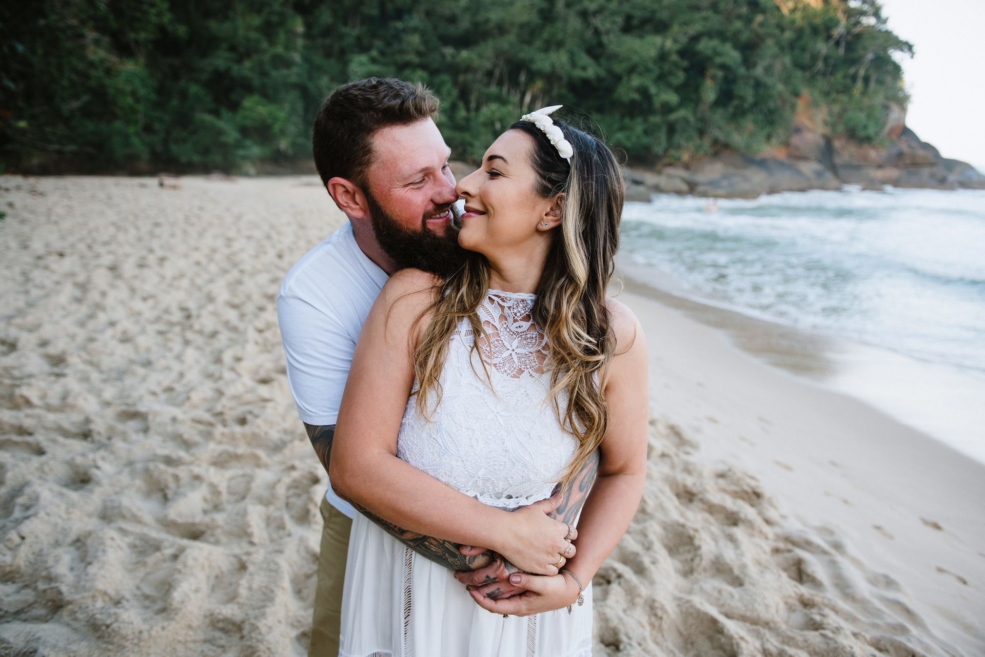 Ensaio na Praia, Ubatuba - SP (Monique + Samuel) - 1 - 0