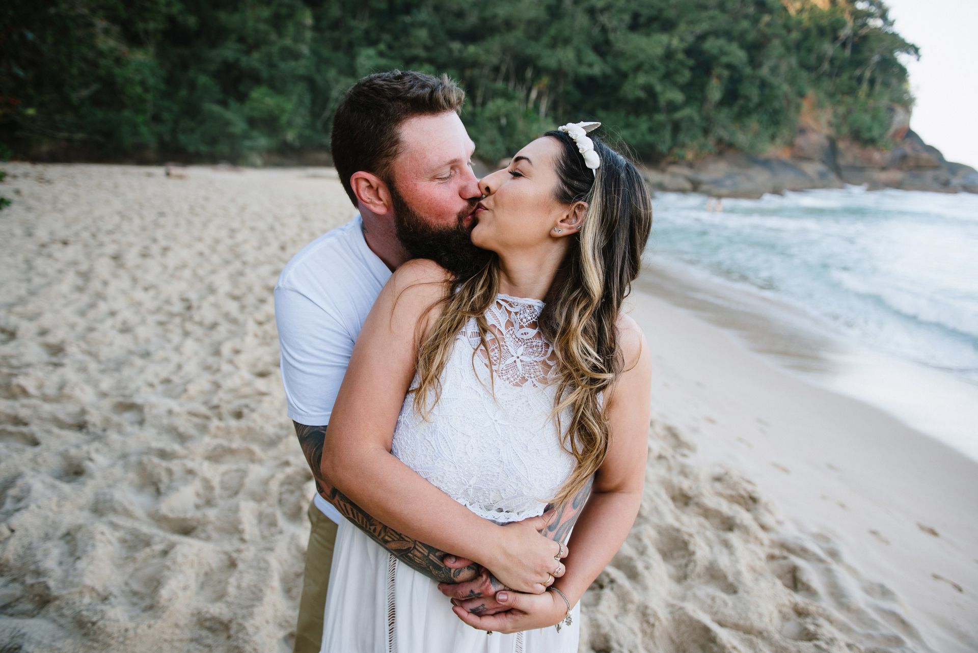 Ensaio na Praia, Ubatuba - SP (Monique + Samuel) - 1 - 1