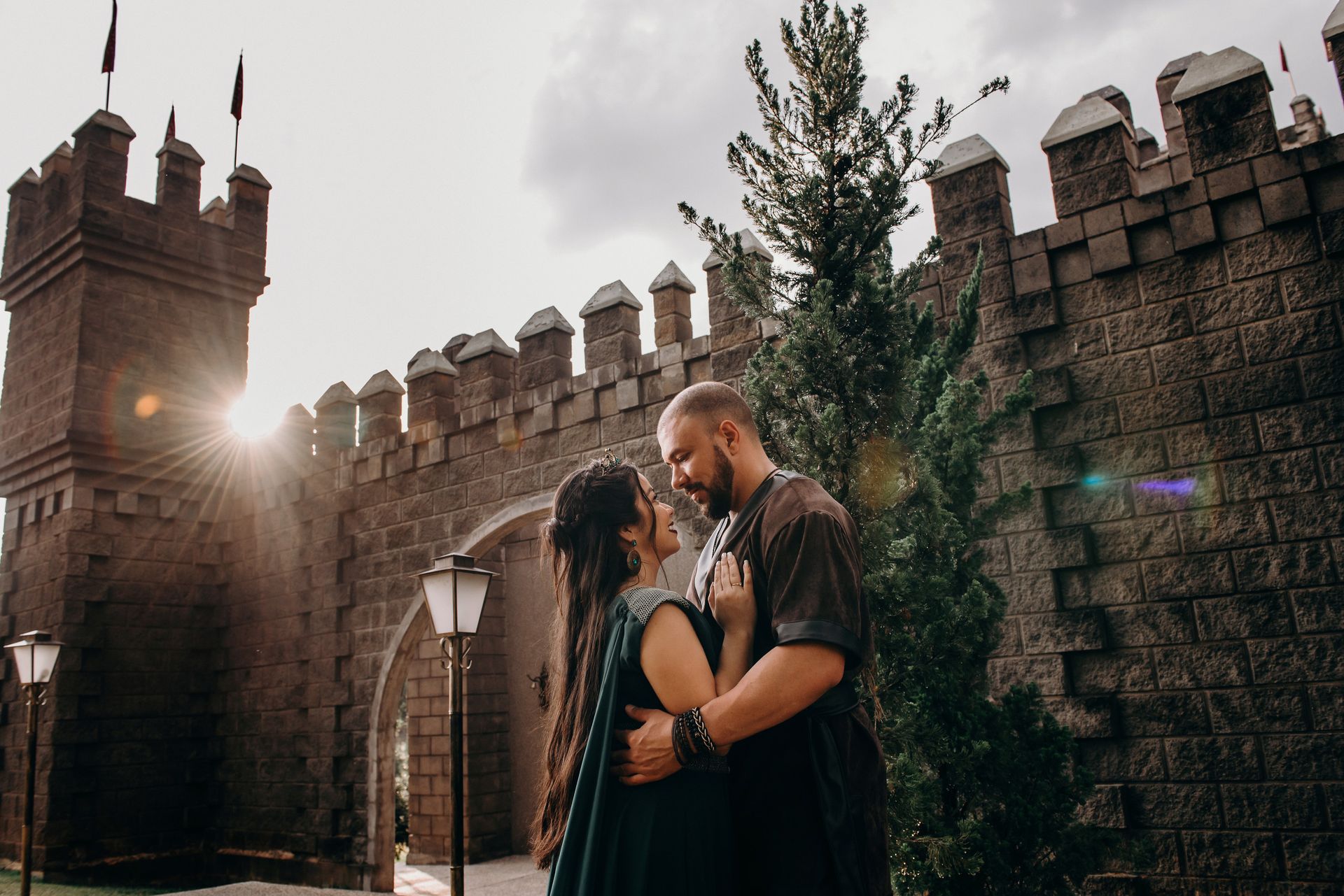 Ensaio no Castelo dos Vinhais, Vinhedo - SP (Andressa + Claudinei) - 1 - 15