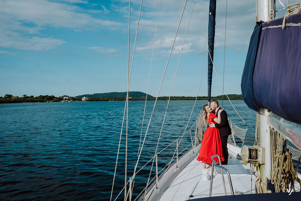 Pré wedding Tainá e Alex veleiro em São Francisco do Sul - SC - 2 - 3