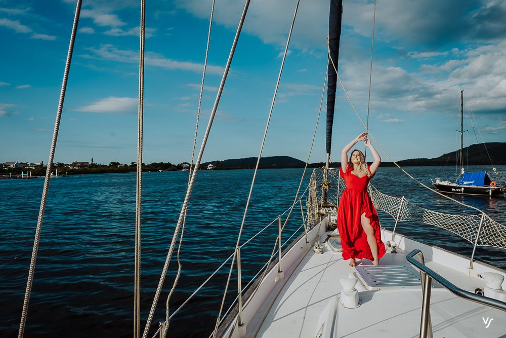 Pré wedding Tainá e Alex veleiro em São Francisco do Sul - SC - 2 - 5