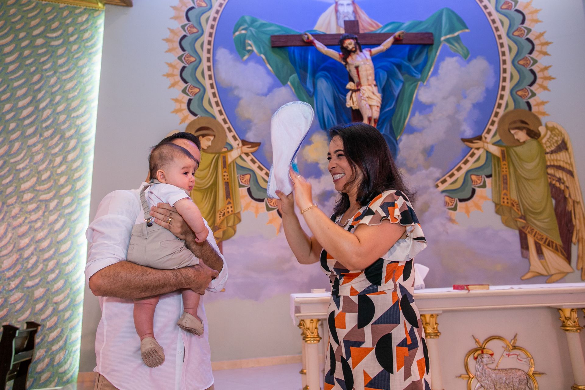 Batizado do Tobias na Paróquia Santíssima Trindade em São Paulo SP - 2 - 8