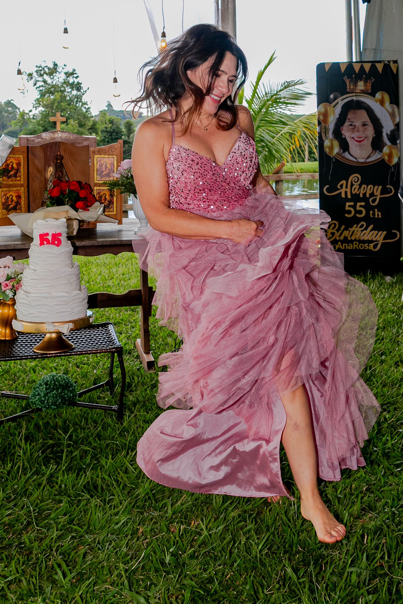 Aniversário de 55 anos da Ana Rosa em Itamogi MG - 2 - 5