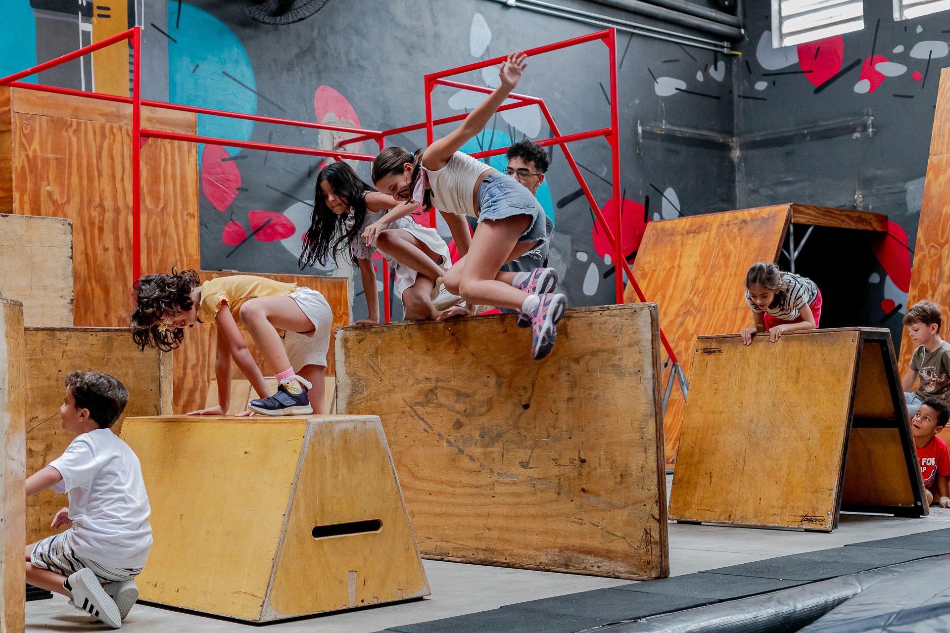 Aniversário de 7 anos do Felipe no Tracer Parkour Santana em São Paulo SP - 2 - 15