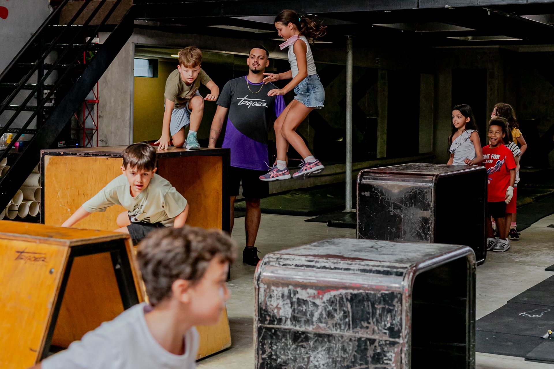Aniversário de 7 anos do Felipe no Tracer Parkour Santana em São Paulo SP - 2 - 13