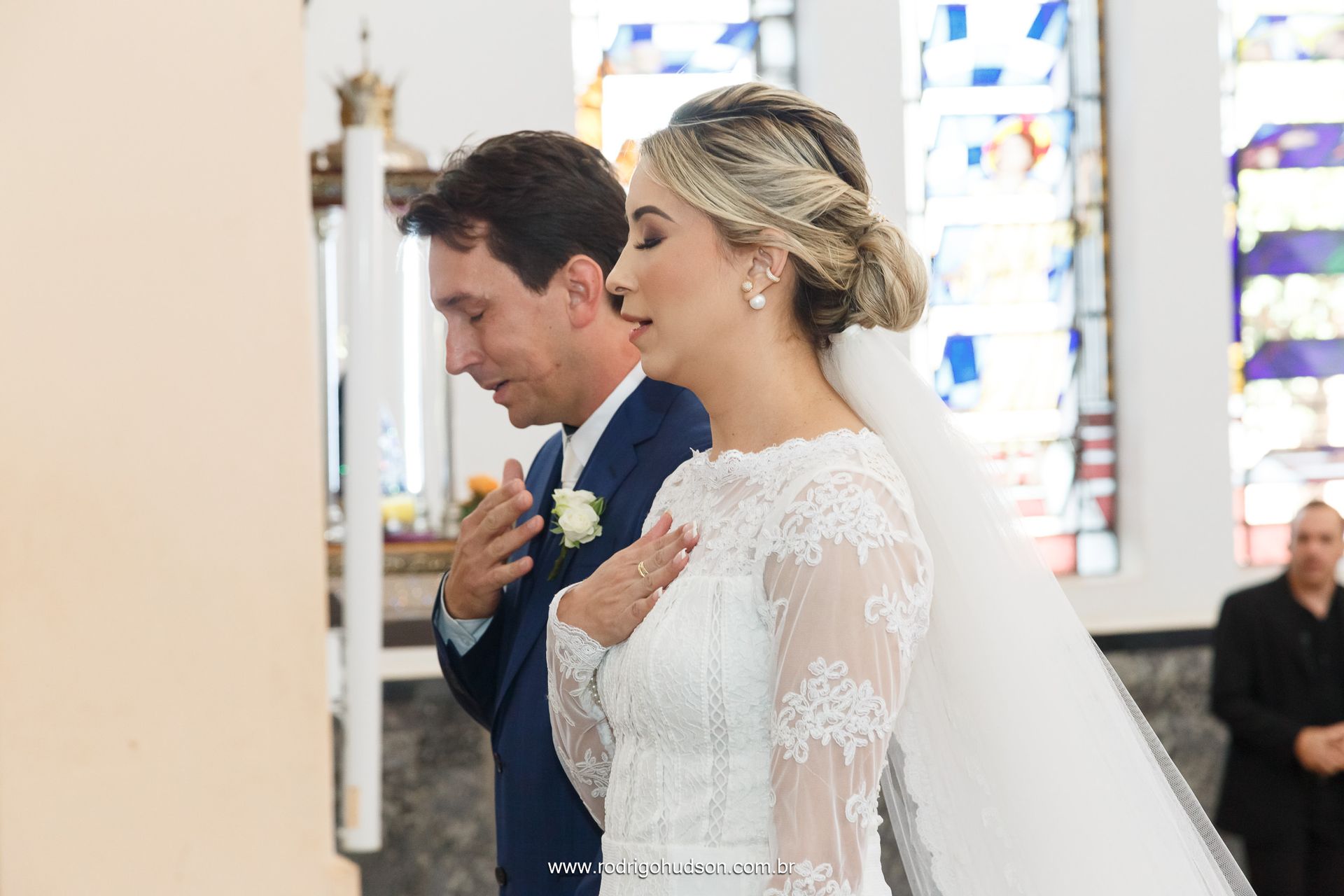 Casamento de Ângela e Bruno no Santuário de Nossa Senhora Aparecida de Jaboticabal - SP - 1 - 1