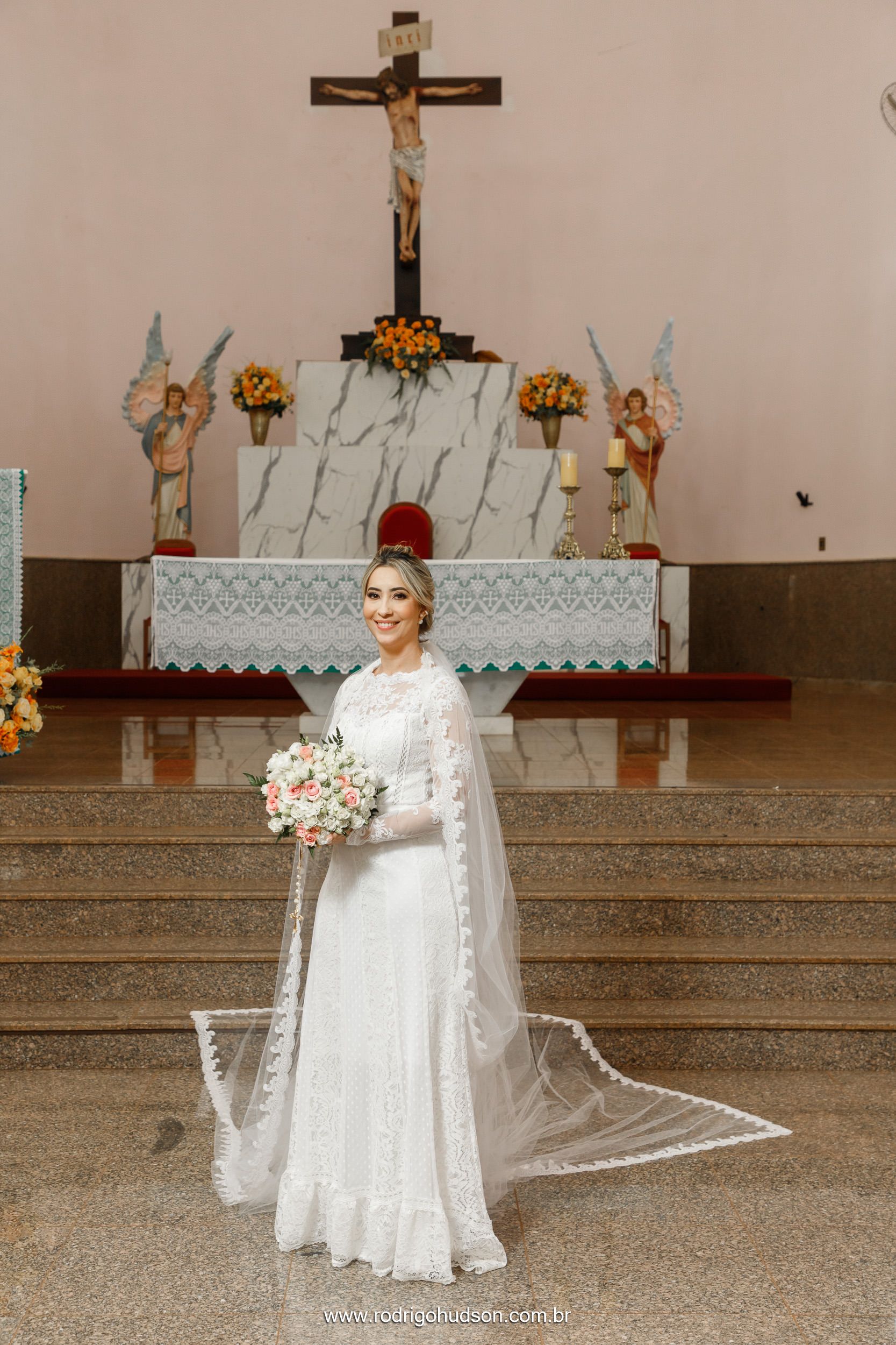 Casamento de Ângela e Bruno no Santuário de Nossa Senhora Aparecida de Jaboticabal - SP - 1 - 1