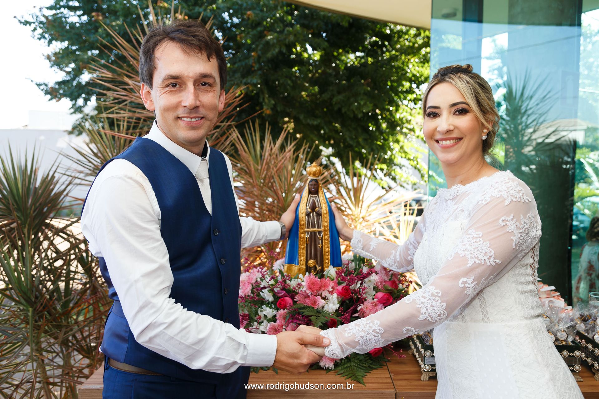 Casamento de Ângela e Bruno no Santuário de Nossa Senhora Aparecida de Jaboticabal - SP - 1 - 2