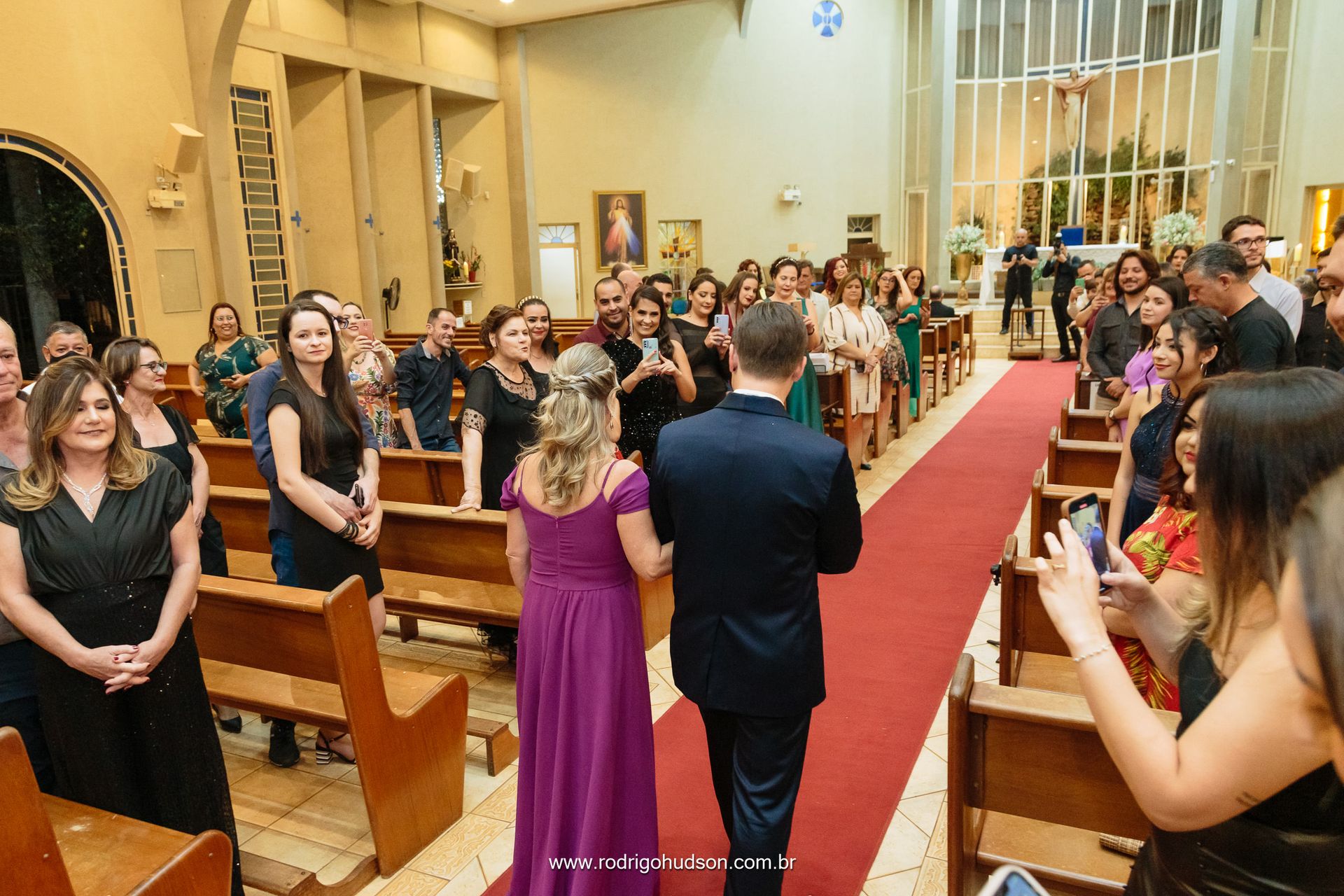 Casamento de Letícia e Denis na Igreja São Judas Tadeu de Jaboticabal - SP - 2 - 3