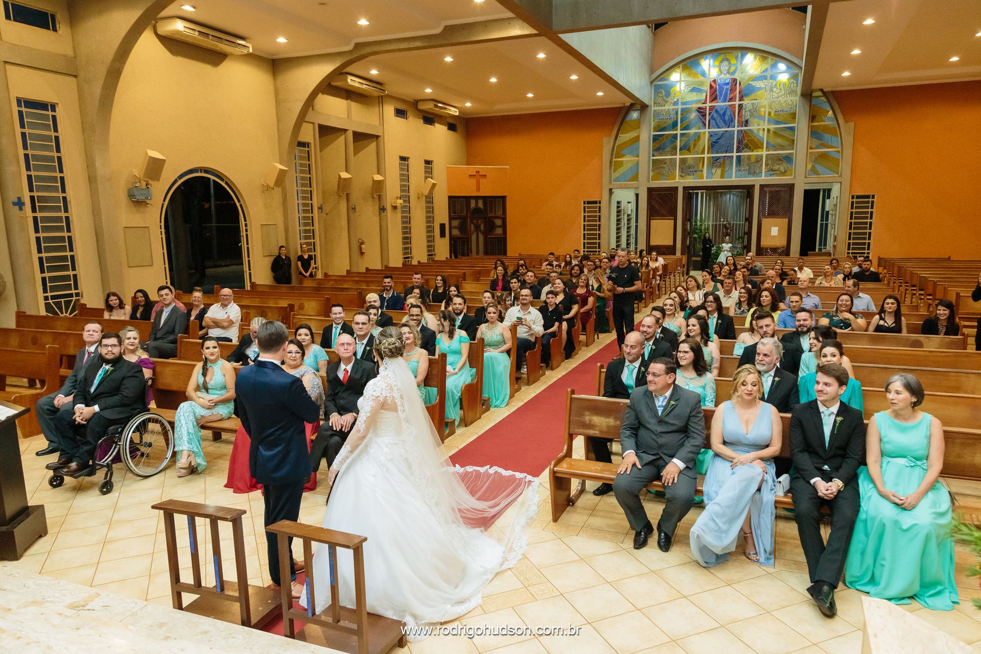 Casamento de Letícia e Denis na Igreja São Judas Tadeu de Jaboticabal - SP - 2 - 1
